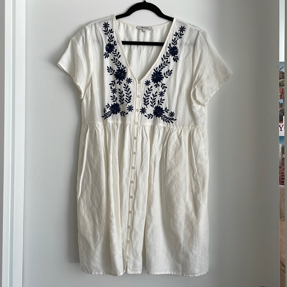 Madewell Embroidered Dress